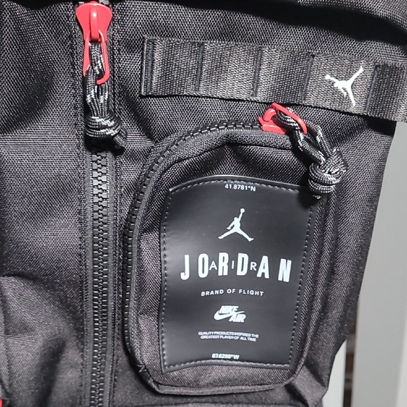 Jordan Black and Red Belt Bag - Picture 3 of 7